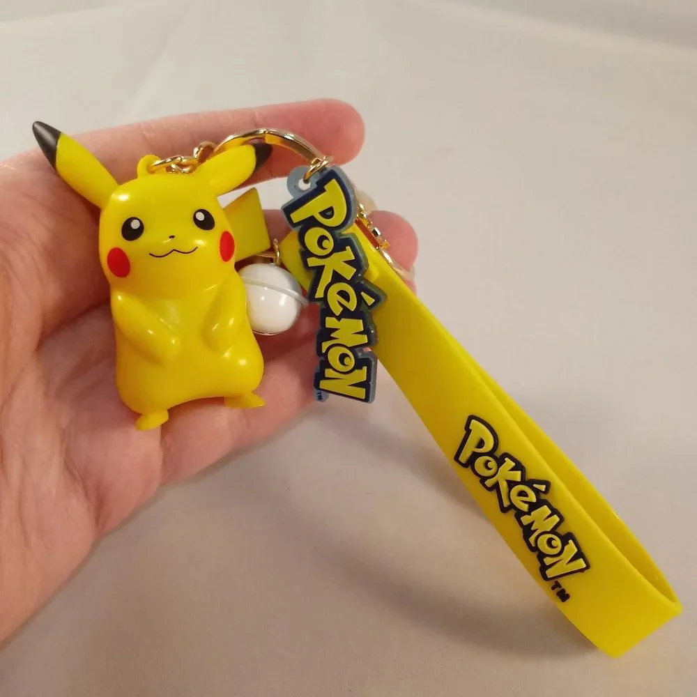 Pokémon Pikachu Anime Character Key Chain Key Ring Holder Figurine Gift Unisex